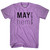 MAY Hem 2023 Black Art Adult Tri-Blend T-shirt - Athletic Purple