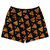 Pizza Slice Black Rugby Gym Short 5 Inch Inseam With Pockets Made In USA