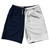 Blue Navy And White Quad Color 10" Swim Shorts Made In USA