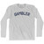 Gambler Hoodie Adult Tri-Blend Long Sleeve T-shirt - Athletic Grey