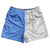 Blue Carolina And White Quad Color Rugby Gym Short 5 Inch Inseam With Pockets Made In USA