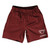 Custom Lacrosse Red Maroon Athletic Running Fitness Exercise Shorts 7" Inseam Shorts Made In USA Custom Lacrosse Red Maroon Athletic Running Fitness Exercise Shorts 7" Inseam Shorts Made In USA