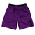 Custom Lacrosse Purple Medium Black Art Athletic Running Fitness Exercise Shorts 7" Inseam Shorts Made In USA