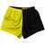 Yellow Bright And Black Quad Color Womens & Girls Sport Shorts End Made In USA