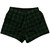 Green Forest And Black Houndstooth Womens & Girls Sport Shorts End Made In USA