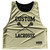 Custom Lacrosse Vegas Gold and Black Reversible Lacrosse Pinnie