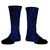 Laser Show Neon Blue Crew Socks - Neon Blue