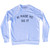AI Made Me Do It Adult Tri-Blend Sweatshirt - White