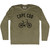 Cape Cod Bike Adult Tri-Blend Long Sleeve T-shirt - Military Green