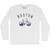 Boston Bike Adult Cotton Long Sleeve T-shirt - White