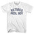 Retired Pool Boy Womens Cotton Junior Cut T-Shirt - White