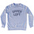 Upper Left Adult Tri-Blend Sweatshirt - Grey Heather