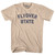 Flyover State Adult Cotton T-shirt - Creme