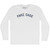 Fake Case Adult Cotton Long Sleeve T-shirt - White