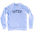 Inter Adult Tri-Blend Sweatshirt - White