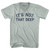 It's Not That Deep Adult Tri-Blend V-neck T-shirt - Athletic Cool Grey