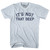 It's Not That Deep Adult Tri-Blend T-shirt - Athletic White