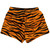 New Tiger Patten Womens & Girls Sport Shorts End Made In USA - Orange Black