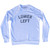 Lower Left Adult Tri-Blend Sweatshirt - White