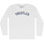 Trestles Adult Cotton Long Sleeve T-shirt - White