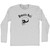 Memento Mori (Remember You Must Die) Skull Adult Cotton Long Sleeve T-shirt - Grey Heather