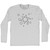 Annunaki Sumarian Astrology Adult Cotton Long Sleeve T-shirt - Grey Heather