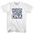 Outwork Your DNA Adult Cotton T-shirt - White