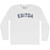 Ebitda Adult Cotton Long Sleeve T-shirt - White