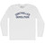 Controlled Demolition Adult Cotton Long Sleeve T-shirt - White