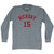 Hickory 15 Adult Tri-Blend Long Sleeve T-shirt - Athletic Grey