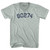 Custom 5 Digit Zip Code Adult Tri-Blend V-neck T-shirt - Athletic Cool Grey