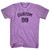 Custom Text Over Custom Number Adult Tri-Blend T-shirt - Athletic Purple