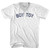 Boy Toy Adult Tri-Blend V-neck T-shirt - White