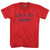 Call My Agent Adult Tri-Blend V-neck T-shirt - Athletic Red