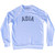 Asia Adult Tri-Blend Sweatshirt - White