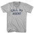 Call My Agent Adult Tri-Blend V-neck T-shirt - Cool Grey