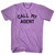 Call My Agent Adult Tri-Blend T-shirt - Athletic Purple