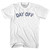 Day Off Womens Cotton Junior Cut T-Shirt - White