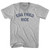 Egg Fried Rice Adult Cotton V-neck T-shirt - Grey Heather