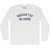 Namas'tay In Home Adult Cotton Long Sleeve T-shirt - White