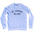 St. George Island Adult Tri-Blend Sweatshirt - White