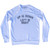 Up Is Down Left Is Right Adult Tri-Blend Sweatshirt - White