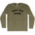 Short King Spring Adult Tri-Blend Long Sleeve T-shirt - Military Green
