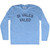 Si Vales Valeo Adult Tri-Blend Long Sleeve T-shirt - Athletic Blue