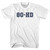 80-HD Adult Cotton T-shirt - White