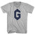 G Money Adult Cotton V-neck T-shirt - Grey Heather