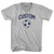 Custom Soccer Ball Adult Tri-Blend V-neck T-shirt - Cool Grey