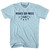 Make Or Miss League Adult Cotton T-shirt - Light Blue