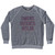 Owens Defeats Hitler Adult Tri-Blend Sweatshirt - Athletic Grey