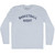 Basketball Night Adult Tri-Blend Long Sleeve T-shirt - Athletic White
